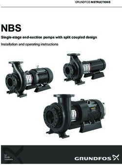 NBS Single-stage end-suction pumps with split coupled design - Installation and operating instructions - Single-stage end-suction pumps with split ...