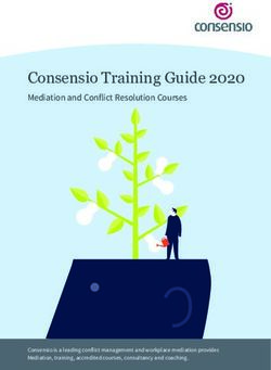 Consensio Training Guide 2020 - Mediation and Conflict Resolution Courses - Consensio Mediation