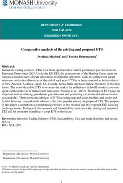 Comparative analysis of the existing and proposed ETS