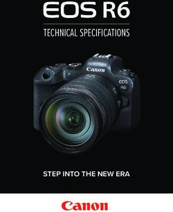 TECHNICAL SPECIFICATIONS - STEP INTO THE NEW ERA - Canon New Zealand