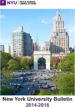 New York University Bulletin - NYU Liberal Studies