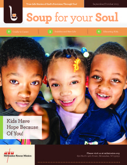 Kids Have Hope Because Of You!