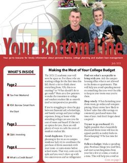 Your Bottom Line - Oklahoma College Assistance Program