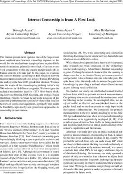 Internet Censorship in Iran: A First Look