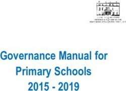 Governance Manual for Primary Schools 2015 2019 - cpsma