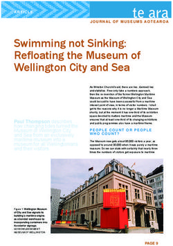 Swimming not Sinking: Refloating the Museum of Wellington City and Sea