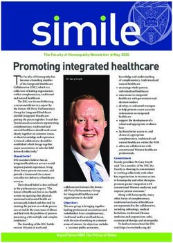 Promoting integrated healthcare - The Faculty of Homeopathy has