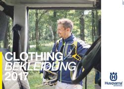 Clothing Bekleidung 2017 - Husqvarna
