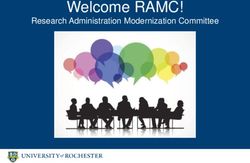 Welcome RAMC! Research Administration Modernization Committee - University of Rochester