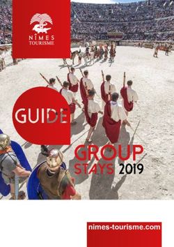 GROUP stays 2019 nimes-tourisme.com - Office de Tourisme de N&icirc;mes