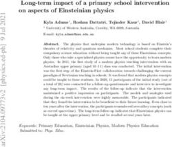 Long-term impact of a primary school intervention on aspects of Einsteinian physics