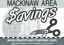 $aving s 2020 www.MackinawChamber.com - Mackinaw City Chamber of Commerce