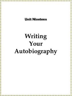 Writing Your Autobiography - Unit Nineteen - Adult & Community Education ...
