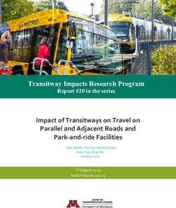 Impact of Transitways on Travel on Parallel and Adjacent Roads and Park-and-ride Facilities - Transitway Impacts Research Program