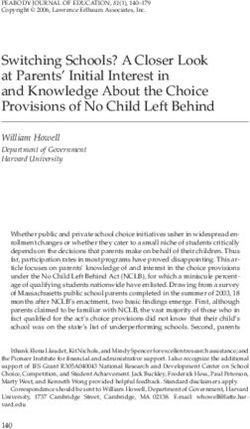 Switching Schools? A Closer Look at Parents' Initial Interest in and Knowledge About the Choice Provisions of No Child Left Behind
