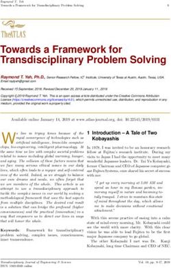 Towards a Framework for Transdisciplinary Problem Solving