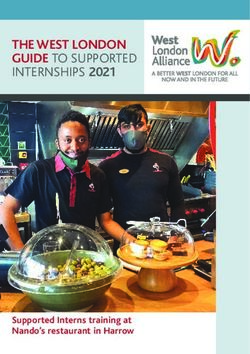 THE WEST LONDON GUIDE TO SUPPORTED INTERNSHIPS 2021 - Supported Interns training at Nando's restaurant in Harrow