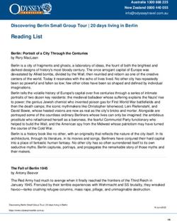 Reading List Discovering Berlin Small Group Tour | 20 days living in Berlin - Odyssey ...