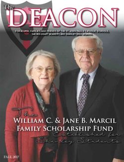 DEACON - The William C. & Jane B. Marcil Family Scholarship Fund