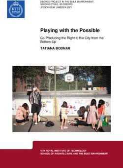 Playing with the Possible - Co-Producing the Right to the City from the Bottom-Up - Kth Diva Portal Org