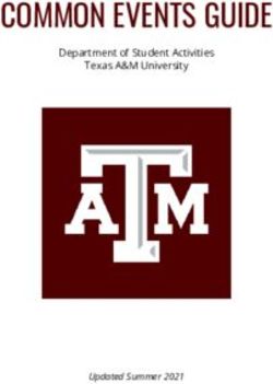 COMMON EVENTS GUIDE Department of Student Activities Texas A&M University - Updated Summer 2021 - TAMU ...