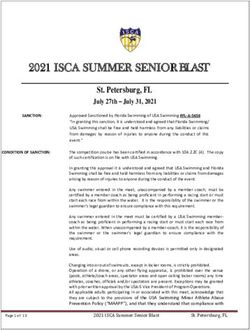 2021 ISCA SUMMER SENIOR BLAST - St. Petersburg, FL - International Swim ...