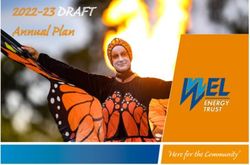 2022-23 DRAFT Annual Plan - Wel Energy Trust