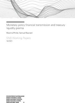 Monetary policy financial transmission and treasury liquidity premia SNB Working Papers 14/2021