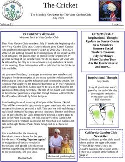 The Cricket - California Garden Club