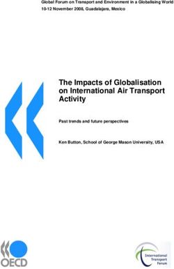 The Impacts of Globalisation on International Air Transport Activity - OECD