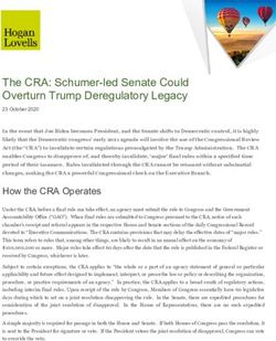 The CRA: Schumer-led Senate Could Overturn Trump Deregulatory Legacy