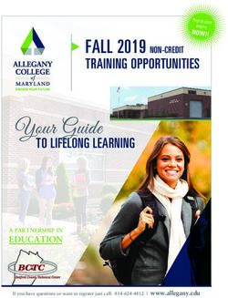 Your Guide FALL 2019 NON-CREDIT TRAINING OPPORTUNITIES - Allegany College of ...