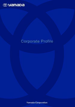 Corporate Profile - Yamada Corporation