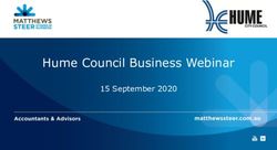 Hume Council Business Webinar - 15 September 2020 - Hume City Council