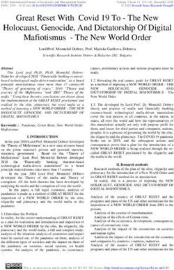 Great Reset With Covid 19 To - The New Holocaust, Genocide, And Dictatorship Of Digital Mafiotismus - The New World Order - The New Holocaust ...