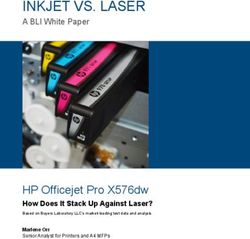 INKJET VS. LASER A BLI White Paper - HP Officejet Pro X576dw