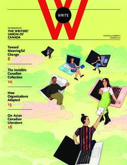 8 Toward Meaningful Change - The Writers' Union of ...