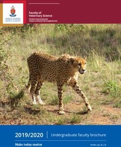 2019/2020 Undergraduate faculty brochure - University of Pretoria