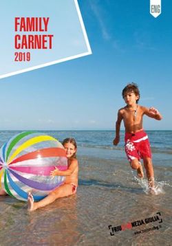 FAMILY CARNET 2019 - Turismo FVG