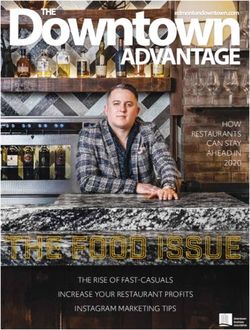 THE FOOD ISSUE - HOW RESTAURANTS CAN STAY AHEAD IN 2020 - THE RISE OF FAST-CASUALS INCREASE YOUR RESTAURANT PROFITS INSTAGRAM MARKETING TIPS ...