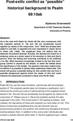 Post-exilic conflict as "possible" historical background to Psalm 69:10ab