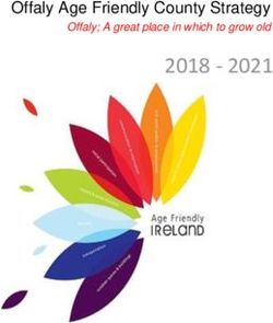 2018 2021 Offaly Age Friendly County Strategy - Offaly; A great place in which to grow old - WHO/OMS: Extranet ...