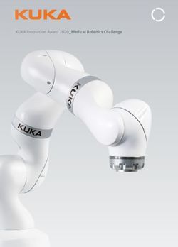 KUKA Innovation Award 2020_Medical Robotics Challenge