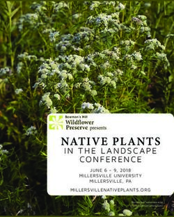 NATIVE PLANTS IN THE LANDSCAPE - presents - Millersville Native Plant Conference