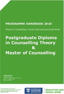 Postgraduate Diploma in Counselling Theory