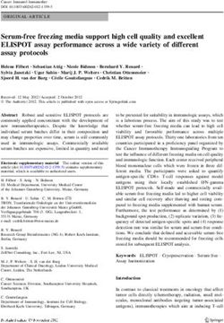 Serum-free freezing media support high cell quality and excellent ELISPOT assay performance across a wide variety of different assay protocols