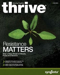 Thrive - Matters Resistance - Syngenta US
