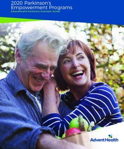 2020 PARKINSON'S EMPOWERMENT PROGRAMS - ADVENTHEALTH PARKINSON OUTREACH CENTER - ADVENTHEALTH ...