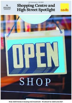 Shopping Centre and High Street Spotlight - Savills