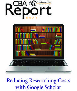 Reducing Researching Costs with Google Scholar